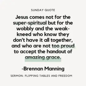 Quote from Brenning Manning